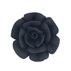 Large Royal Icing Rose - Black