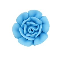 Large Royal Icing Rose - Blue