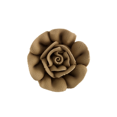 Large Royal Icing Rose - Brown