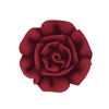 Large Royal Icing Rose - Burgundy