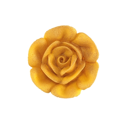 Large Royal Icing Rose - Metallic Gold