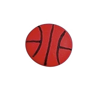 Mini Royal Icing Sports Ball - Basketball