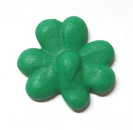 Royal Icing Small  Clover - St. Patrick's Day