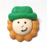 Royal Icing Small Leprechaun Face - St. Patrick's Day