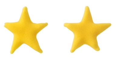 Mini Royal Icing Star - Yellow