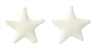 Small Royal Icing Star - White