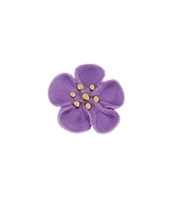 Small Royal Icing Wild Rose - Lavender