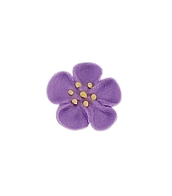 Small Royal Icing Wild Rose - Lavender