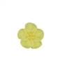 Small Royal Icing Wild Rose - Yellow