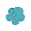 Med-Lg Royal Icing Wild Rose - Blue