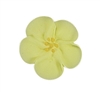 Med-Lg Royal Icing Wild Rose - Yellow