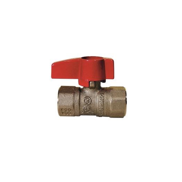 USD Products Straight Gas Shut Off Valve (1/2-in FIP x 1/2-in FIP)