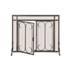 Pilgrim Iron Gate / Straight Top Door Fireplace Screen (18425)