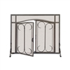 Pilgrim Iron Gate / Arch Top Door Fireplace Screen (18427)