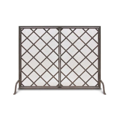 Pilgrim Iron Weave Door Fireplace Screen (18450)