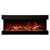 Amantii Tru View Deep Smart 40" 3-Sided Built-in Electric Fireplace (60" Model Shown in Main Image)