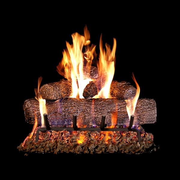 Real Fyre 30-in Vented Live Oak Gas Logs, Natural Gas