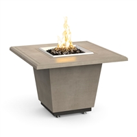 American Fyre Design Cosmopolitan Square Firetable, LP, Smoke