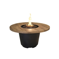 American Fyre Design Reclaimed Wood Cosmo Round Firetable