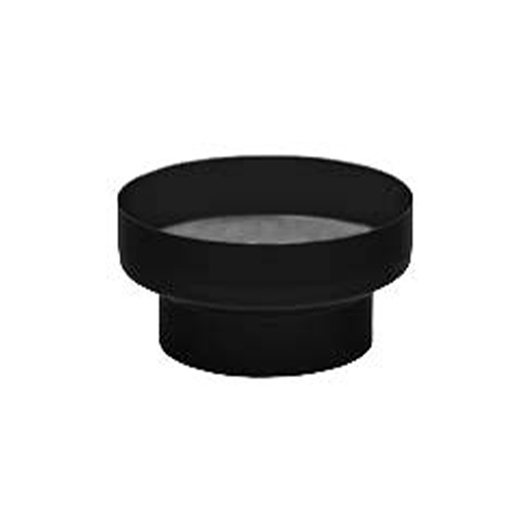 Metal-Fab Double Wall Black Stove Pipe 6" Diameter to 8" Diameter Increaser
