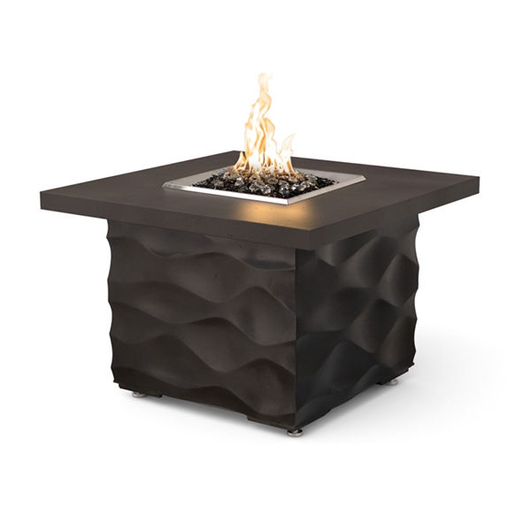 American Fyre Design Voro Firetable, LP, Black Lava