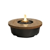 American Fyre Design Reclaimed Wood Contempo Round Firetable