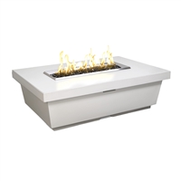 American Fyre Designs Contempo Rectangle Chat Height Outdoor Firetable