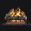 Real Fyre American Oak 24-in Gas Logs with Burner Kit Options