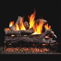 Real Fyre Coastal Driftwood 30-in Gas Logs with Burner Kit Options