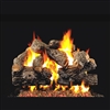 Real Fyre Charred Royal English Oak 30-in Logs with Burner Kit Options