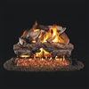 Real Fyre Charred Cedar 24-in Logs with Burner Kit Options