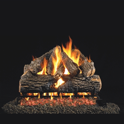 Real Fyre Charred Oak Gas Logs And Burner Kit