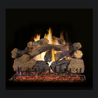 Real Fyre Charred Grizzly Oak 36-in Gas Logs Only