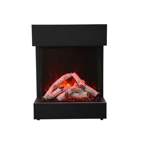 Amantii Cube 2025WM Smart 3-Sided Freestanding Electric Fireplace