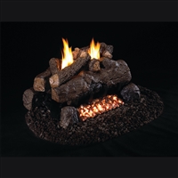 Real Fyre Evening Fyre See-Thru Vent Free Gas Logs 16/18-in with G18 Burner Options