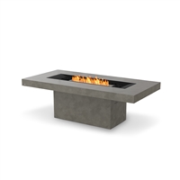 EcoSmart Fire Gin 90 Dining Outdoor Fire Table with Ethanol Burner