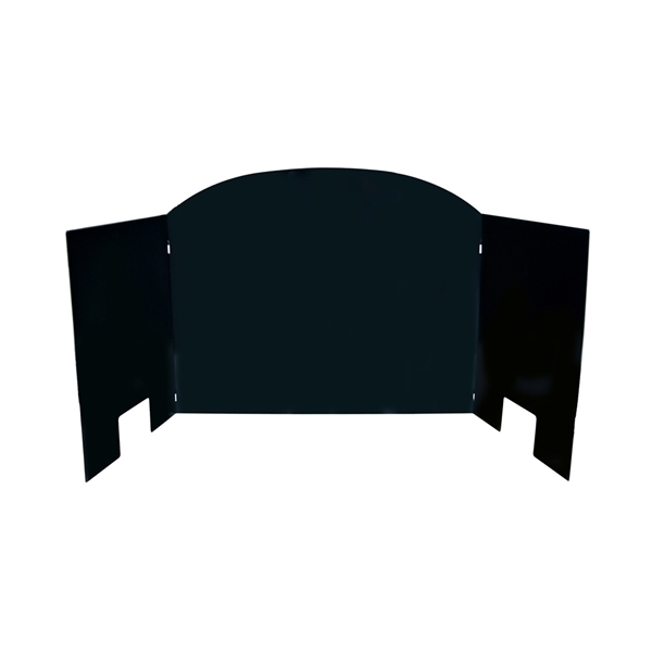 Real Fyre Traditional Fyreback in Black Porcelain