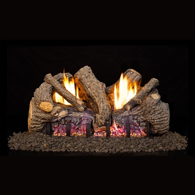 Real Fyre Foothill Oak 18-in Vent-Free Gas Logs Only