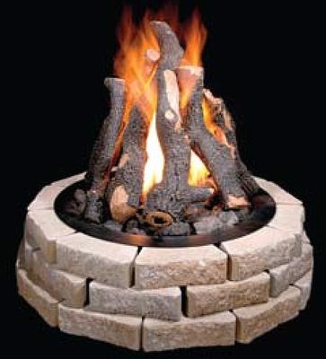 Grand Fireplace 36-In Logs Only (12)