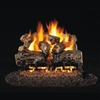 Real Fyre Burnt Rustic Oak 16-in Logs with Burner Kit Options