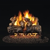 Real Fyre Burnt Rustic Oak 18-in Logs with Burner Kit Options