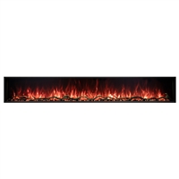 Modern Flames 96" Landscape Pro Slim Built-in Linear Electric Fireplace
