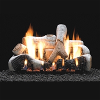 White Mountain Hearth 18-in Birch Ceramic Fiber Vent-Free Logs Only