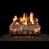 Real Fyre Mountain Crest Oak 24-in Logs with G31 Burner Kit and Options
