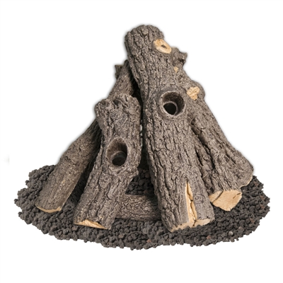 American Fyre Designs Prairie Oak Outdoor Gas Logs