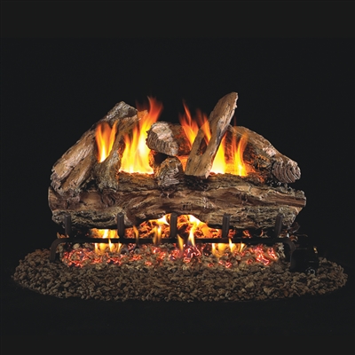 Real Fyre Red Oak 30-in Gas Logs Only
