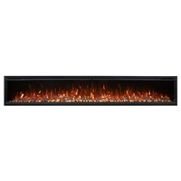 Modern Flames 100" Spectrum Slimline Built-in/Wall Mount Electric Fireplace