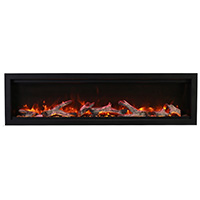 Amantii Symmetry Smart 100" Built-in Linear Electric Fireplace (60" Model Shown in Main Image)