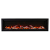 Amantii Symmetry Smart 34" Built-in Linear Electric Fireplace (60" Model Shown in Main Image)