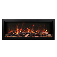 Amantii Symmetry Bespoke 60" Built-in Linear Electric Fireplace (50" Model Shown in Main Image)